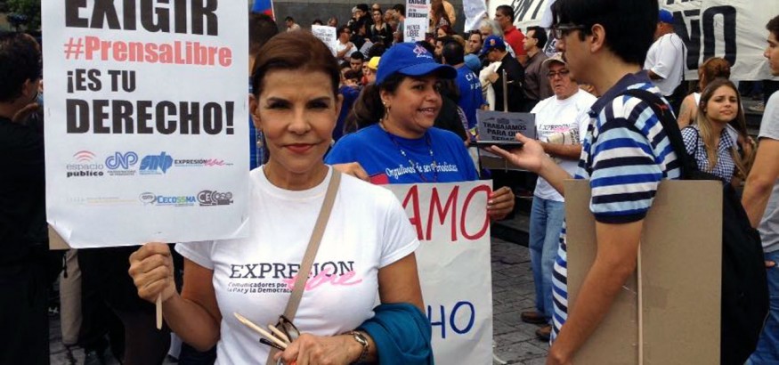 Marcha #PrensaLibre Eva Gutiérrez